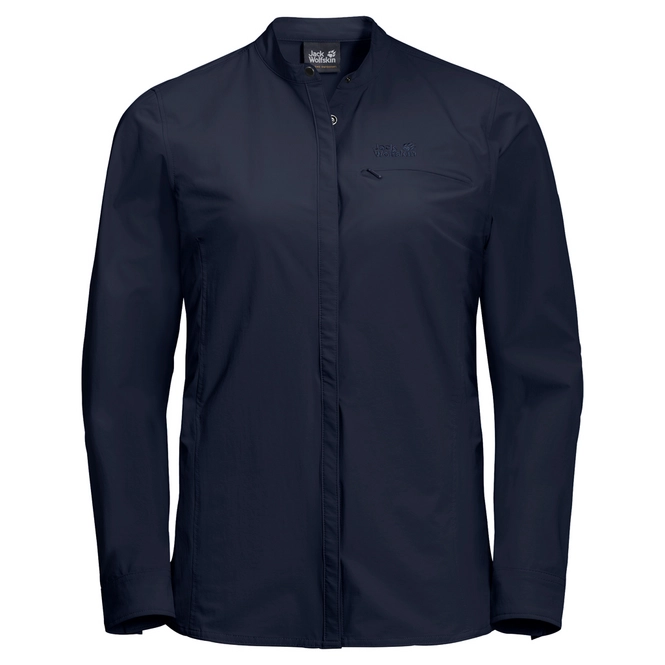 Shirt Jack Wolfskin Women Hilltop Trail Midnight Blue