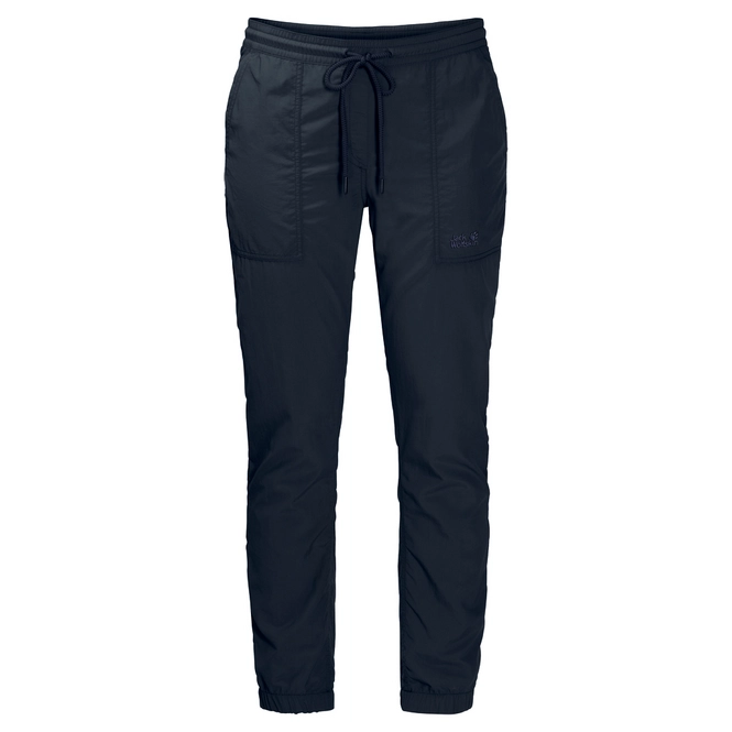 Trousers Jack Wolfskin Women Kalahari Cuffed Midnight Blue