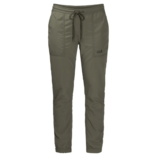 Trousers Jack Wolfskin Women Kalahari Cuffed Woodland Green