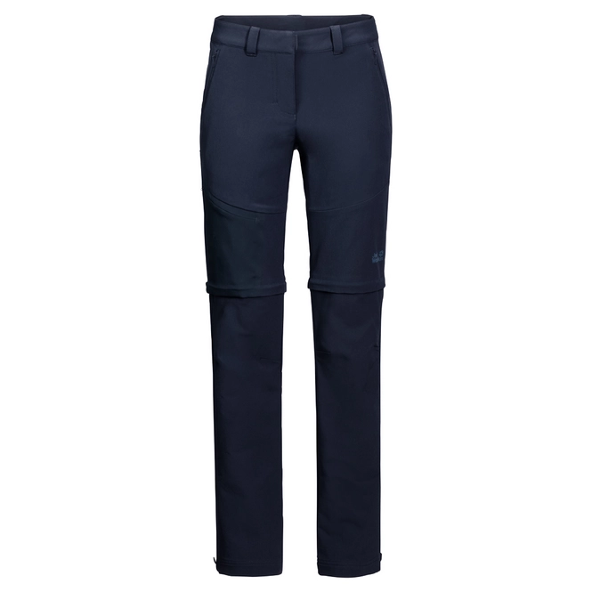 Trousers Jack Wolfskin Women Activate Zip Away Midnight Blue