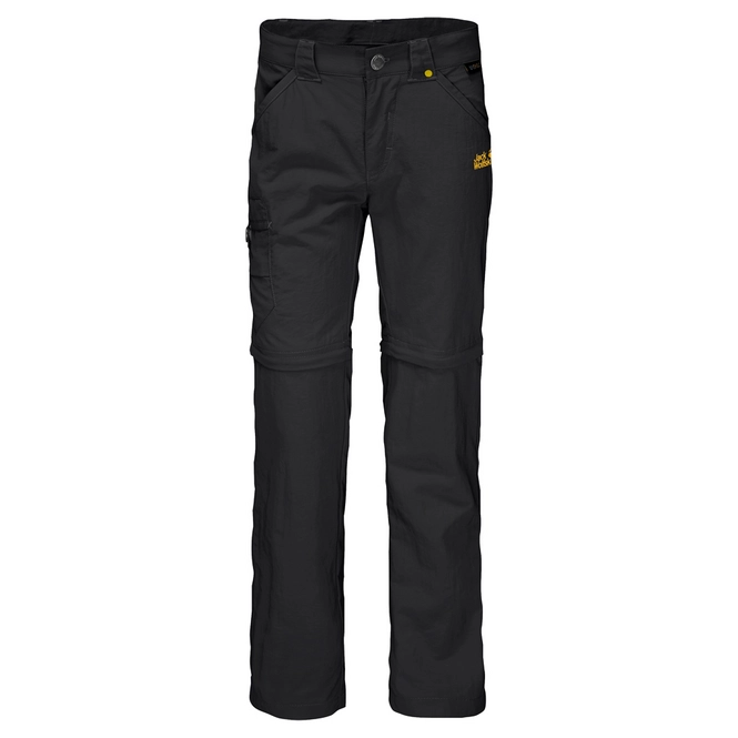 Trousers Jack Wolfskin Kids Safari Zip Off Black