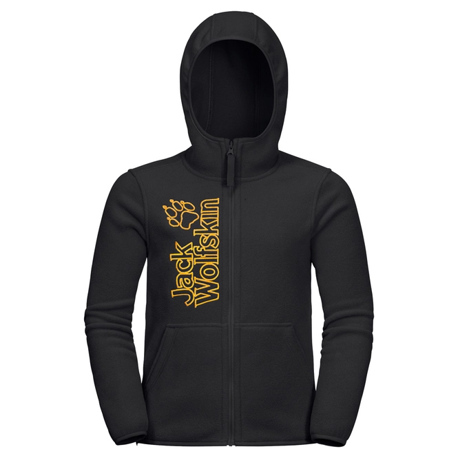 Hoodie Jack Wolfskin Kids Stony Peak Black