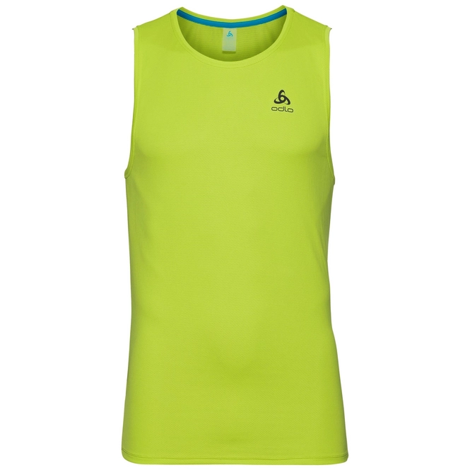 Vest Top Odlo Men SUW Top Crew Neck Singlet Active F-Dry Light Acid Lime