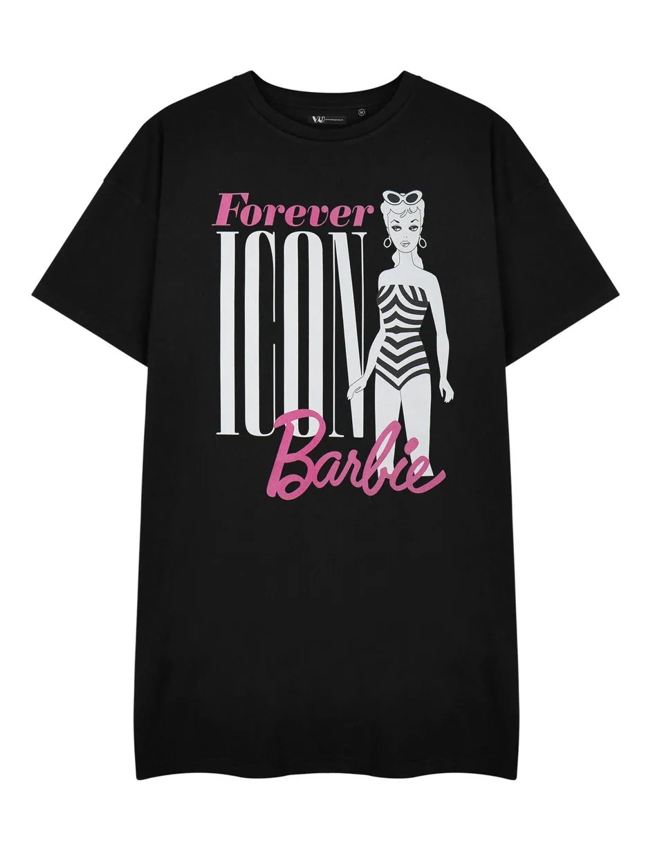 Barbie Black "Forever Icon" T-Shirt Dress