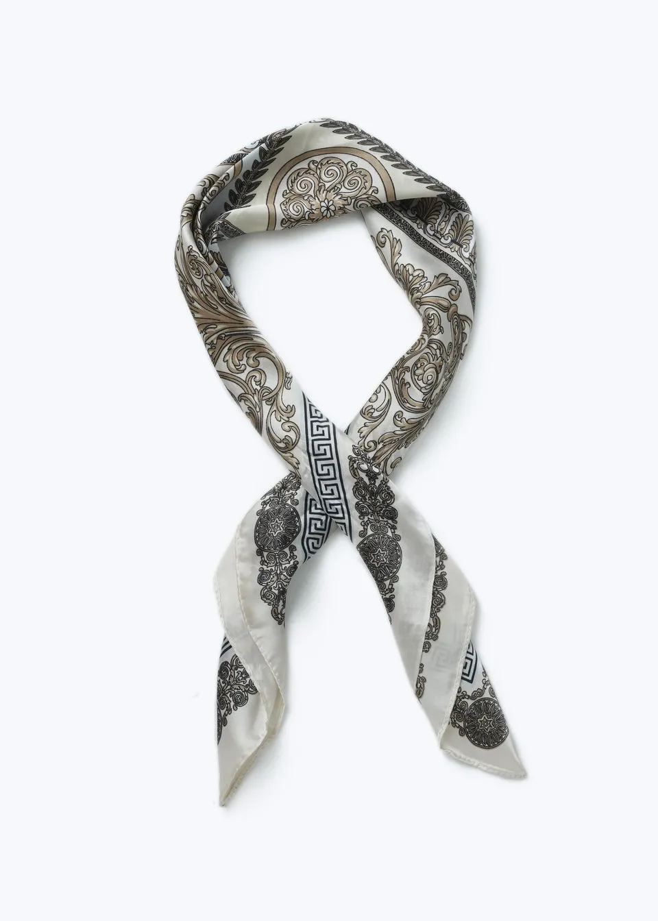 Muse Cream Printed Scarf