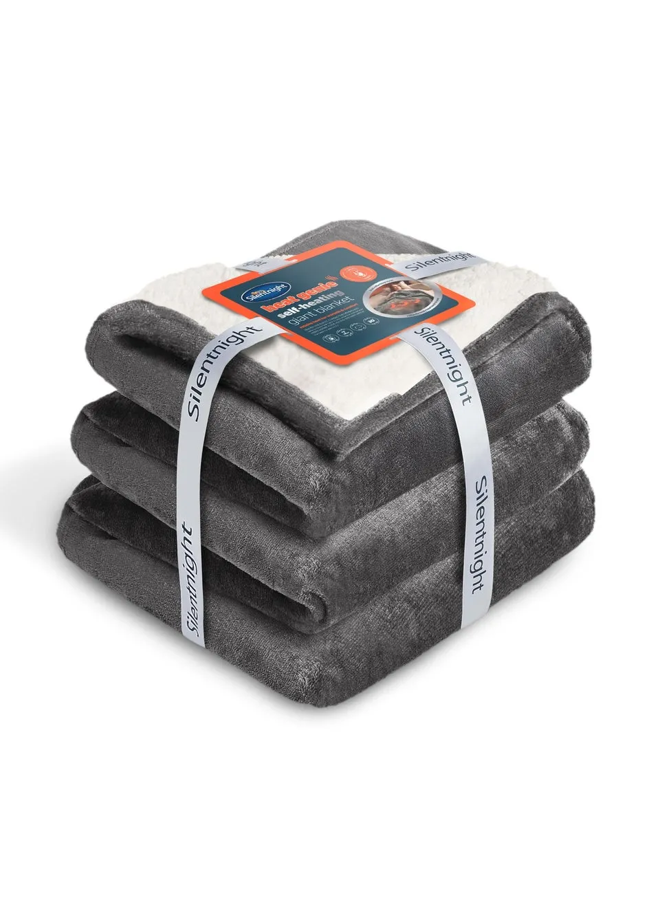 Silentnight Grey Self Heating Blanket