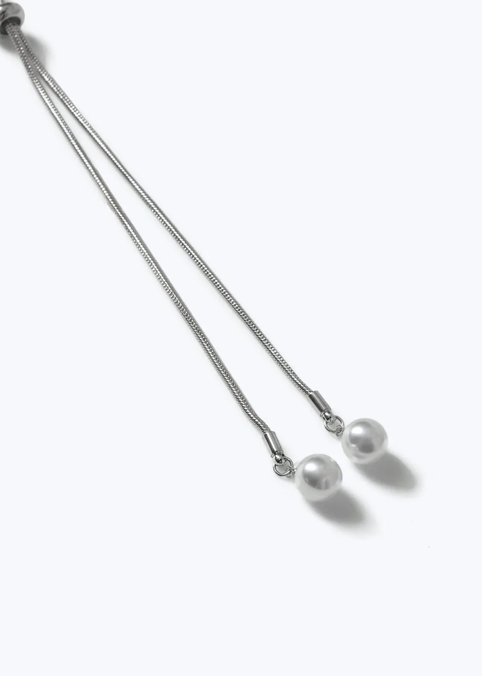 Muse Silver Pearl Pendant Necklace