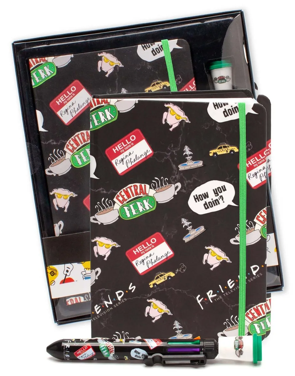 Vanilla Underground Friends Notebook and Multi-colour Pen Set