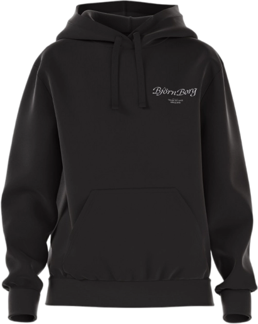 Hoodie Björn Borg Women Borg Essential Black Beauty