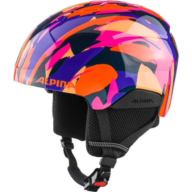 Ski Helmet Alpina Kids Pizi Pink/Orange Blue Gloss '24