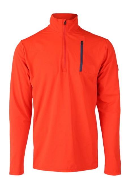 Ski Sweatshirt Brunotti Men Jarry Fleece Risk Red