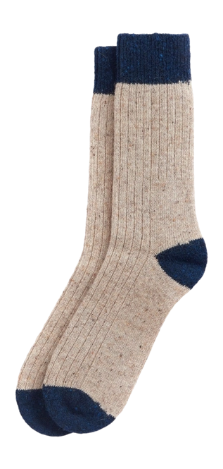 Socks Barbour Men Houghton Stone Navy
