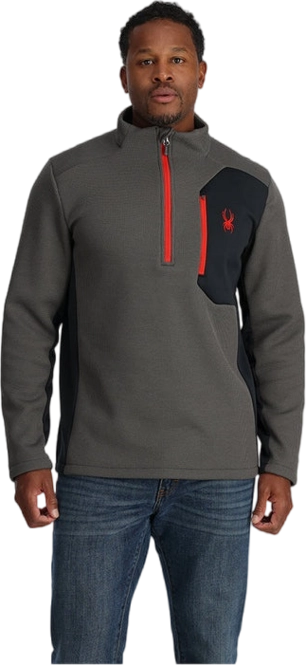 Ski Sweatshirt Spyder Men Bandit 1/2 Zip Polar