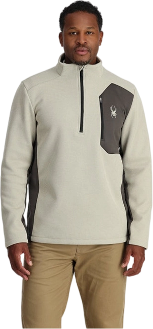 Ski Sweatshirt Spyder Men Bandit 1/2 Zip Sandstorm