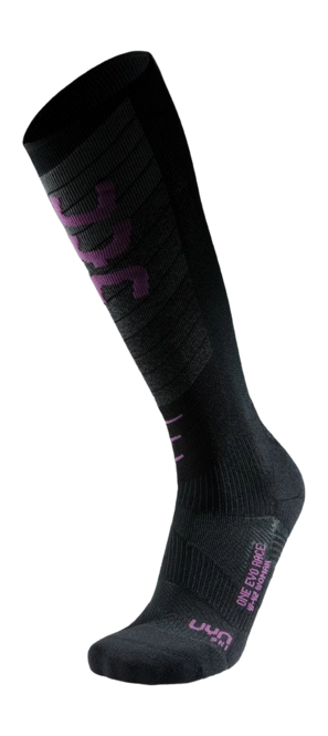 Ski Socks UYN Women Evo Race One Black/Purple