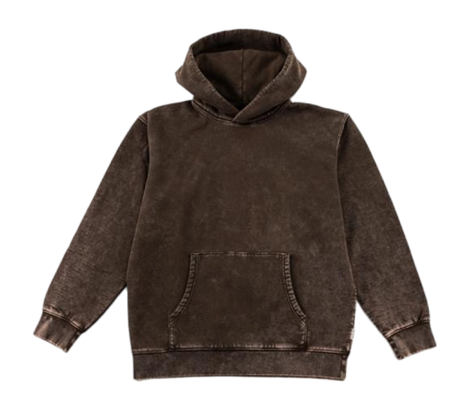 Taikan Unisex Custom Brown Acid Hoodie