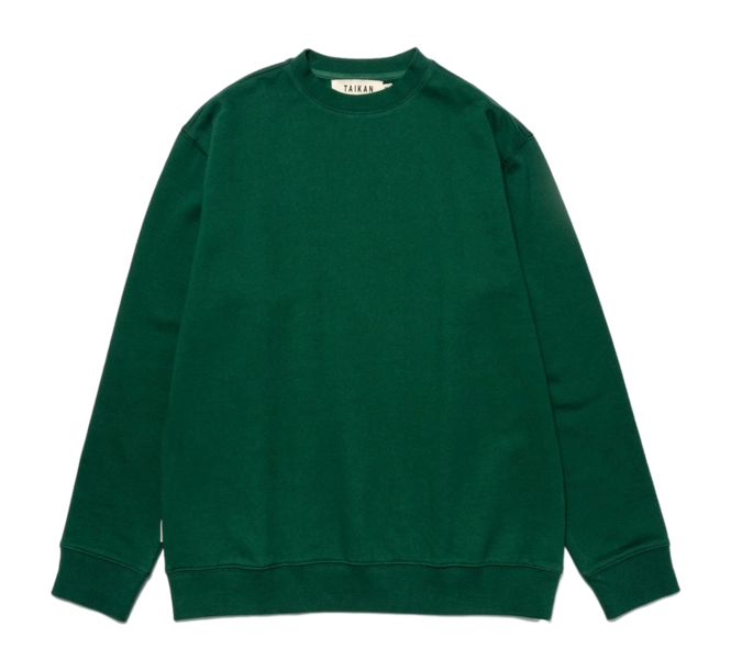 Jumper Taikan Unisex Custom Crew Forest Green
