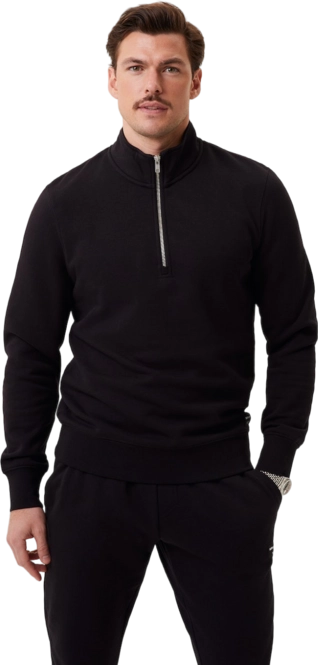 Jumper Bjorn Borg Men Centre Half Zip Black Beauty