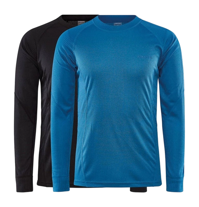 Undershirt Craft Men Core 2-Pack Baselayer Tops Black Whale