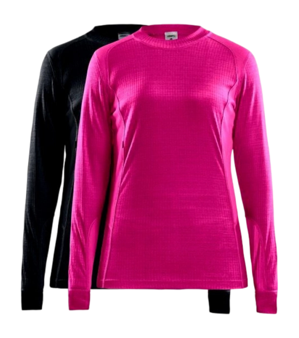 Undershirt Craft Women Core 2-Pack Baselayer Tops Black Cosmo