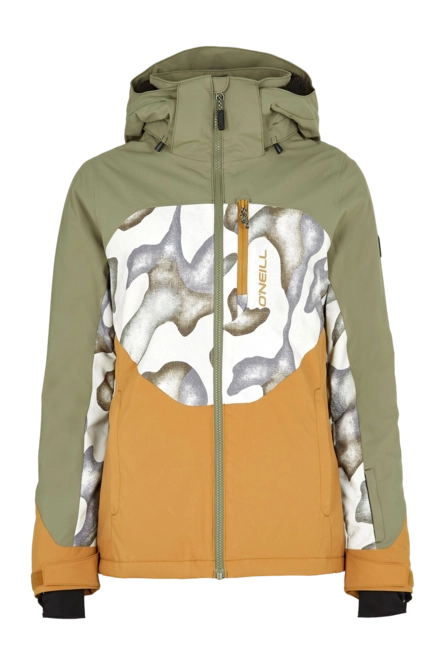 Ski Jacket O'Neill Women Carbonite Deep Lichen Green Colour Block