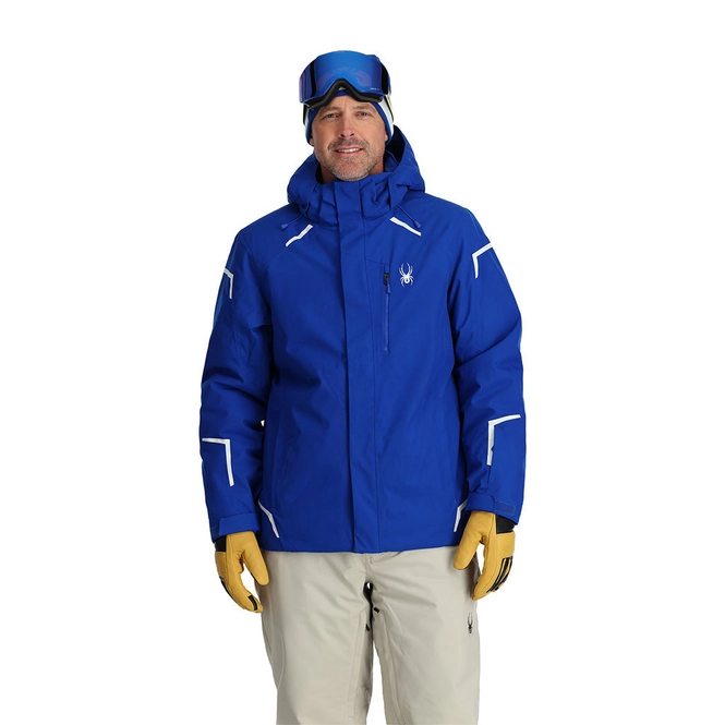 Ski Jacket Spyder Men Copper Jacket Electric Blue