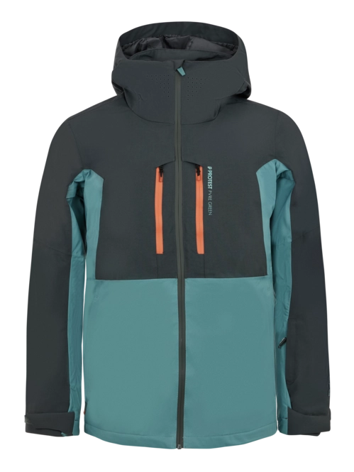 Protest Men's Ski Jacket Prtbarent Atlantic Green
