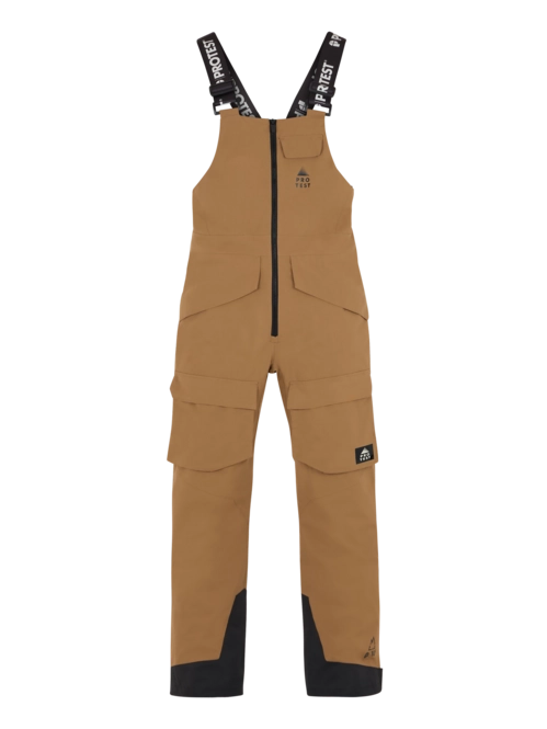 Ski Trousers Protest Men Prtarello Salopette Sandy Brown