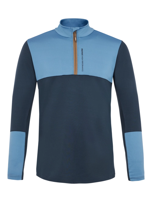 Ski Sweatshirt Protest Men Prtsitano 1/4 Zip Top Blue Nights
