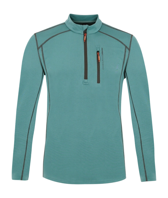 Ski Sweatshirt Protest Men's Prtkurano 1/4 Zip Top Atlantic Green
