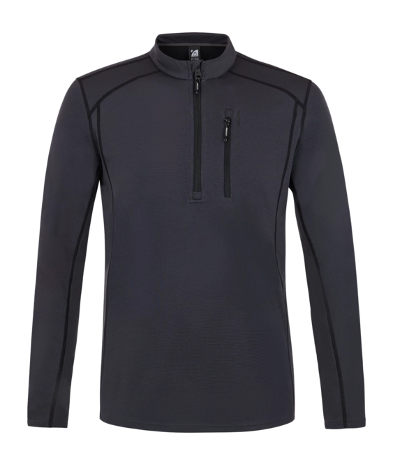 Ski Sweatshirt Protest Men's Prtkurano 1/4 Zip Top Deep Grey