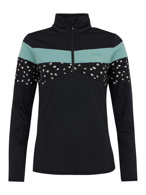 Ski Sweatshirt Protest Women Prtabano 1/4 Zip Top Crocodile Green