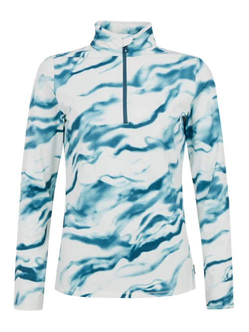 Ski Sweatshirt Protest Women 1/4 Zip Top Jewel Blue