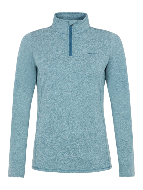 Ski Sweatshirt Protest Women Fabrizm 1/4 Zip Top Jewel Blue