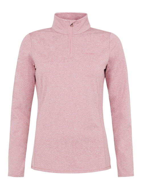 Ski Sweatshirt Protest Women Fabrizm 1/4 Zip Top Cameo Pink