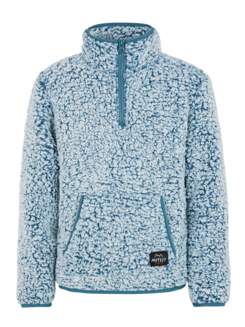 Ski Sweatshirt Protest Girls Noepac Jr 1/4 Zip Top Jewel Blue