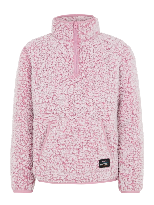 Ski Sweatshirt Protest Girls Noepac Jr 1/4 Zip Top Cameo Pink