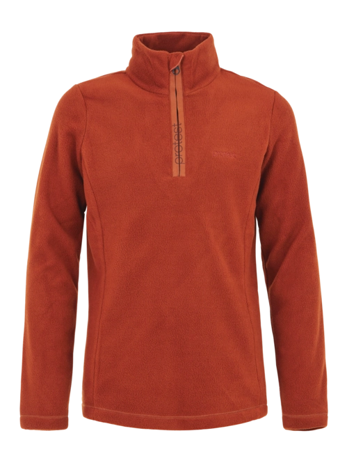 Ski Sweatshirt Protest Girls Mutey Jr 1/4 Zip Top Uluru Rust