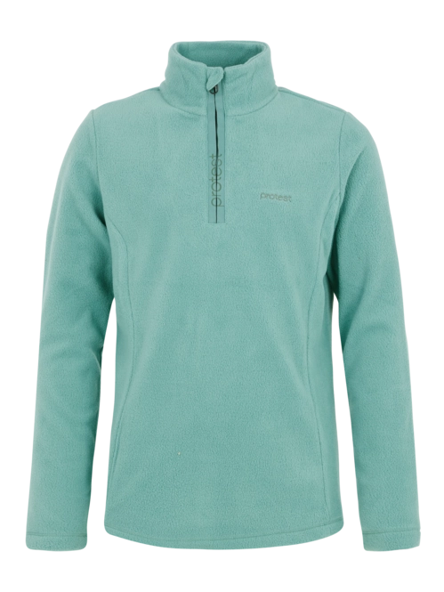 Ski Sweatshirt Protest Girls Mutey Jr 1/4 Zip Top Crocodile Green