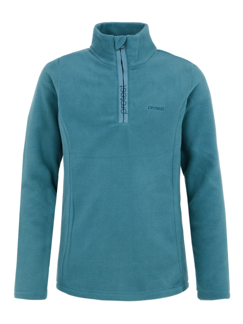 Ski Sweatshirt Protest Girls Mutey Jr 1/4 Zip Top Jewel Blue