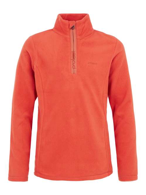 Ski Sweatshirt Protest Girls Mutey Jr 1/4 Zip Top Tosca Red