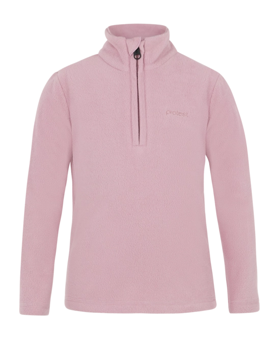 Ski Sweatshirt Protest Kids Mute Td 1/4 Zip Top Cameo Pink