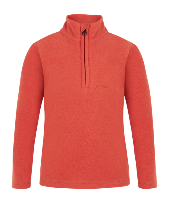 Ski Sweatshirt Protest Kids Mute Td 1/4 Zip Top Tosca Red