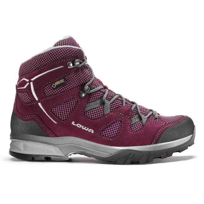 Walking Shoe Lowa Phoenix Gtx Mid Ws Berry