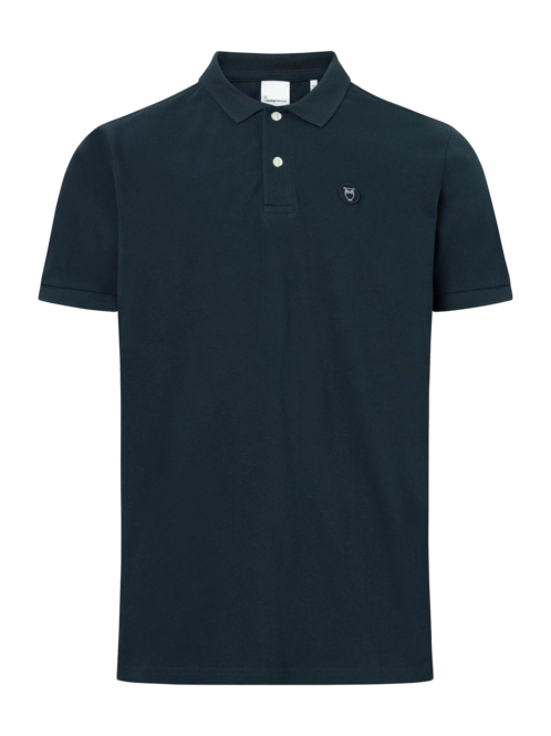 Polo Shirt KnowledgeCotton Apparel Men Toke Basic Badge Total Eclipse