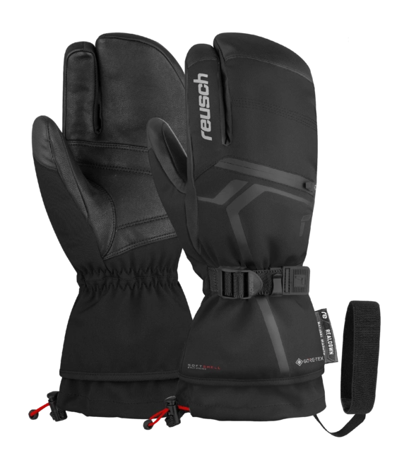 Mittens Reusch Men Down Spirit GTX Lobster Black / Silver