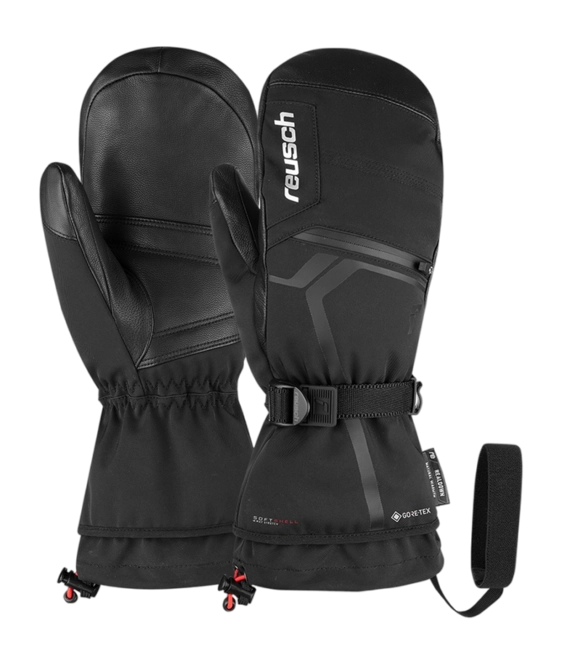 Mittens Reusch Men Down Spirit GTX Black / Silver