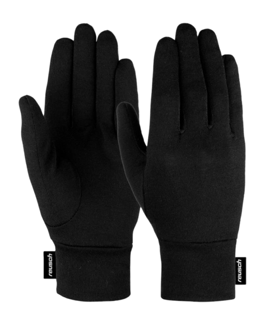 Gloves Reusch Men Merino Wool Conductive Black