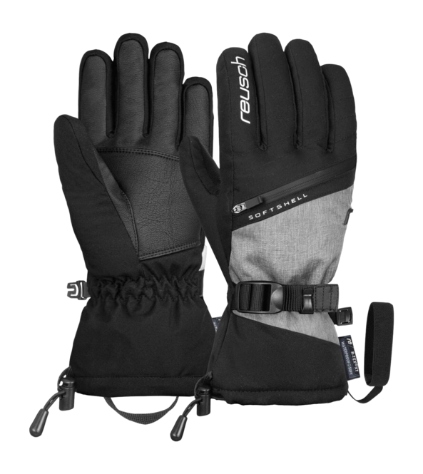 Gloves Reusch Women Demi R-TEX XT Black / Grey Melange