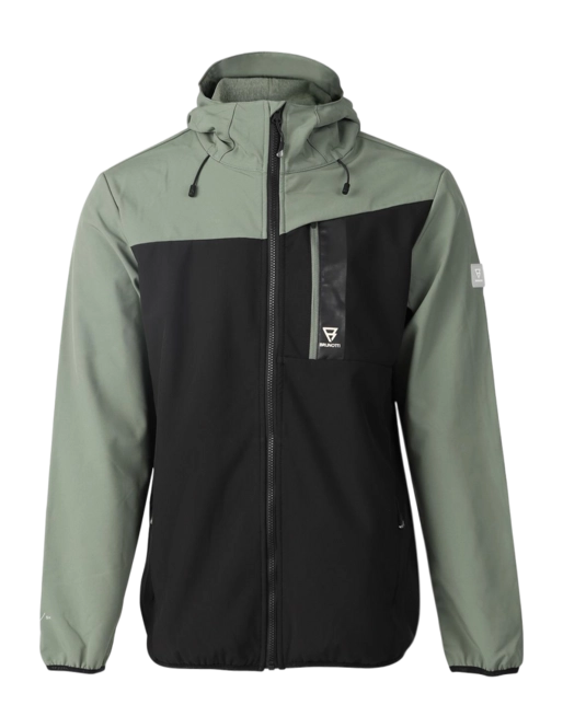 Ski Jacket Brunotti Men Severn Softshell Jacket Pine Green